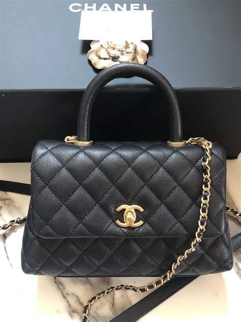 coco handle chanel small|chanel mini coco handle bag.